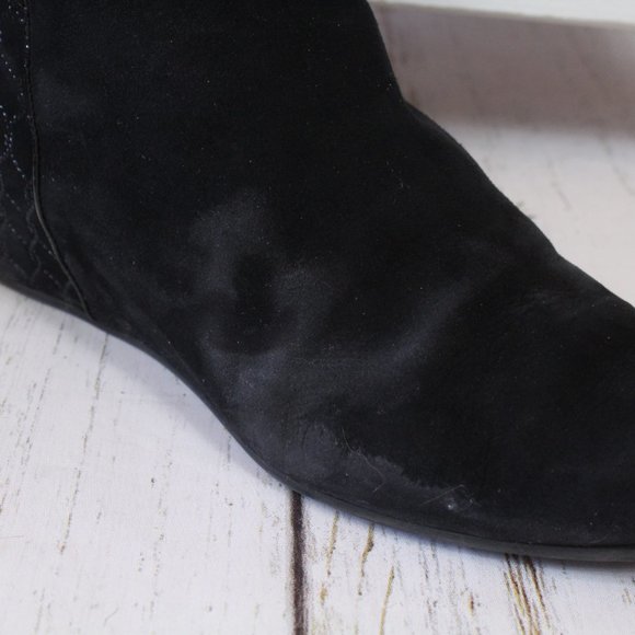 Aquatalia Black Suede Booties - Picture 8 of 11